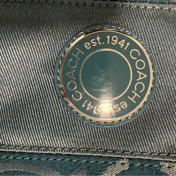 Coach Signature Handbag - Picture 3 of 6
